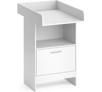 Commode à langer Vicco Leo Blanc 60x103cm avec tiroir, Model 36744