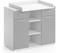Commode à langer Vicco Leonie Gris 113x109cm, Model 36684