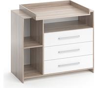 Commode à langer Vicco Oskar Blanc/Sonoma 113x100cm, Model 29082