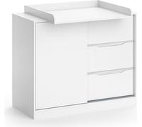 Commode à langer Vicco Ruben Blanc 113x93cm avec plan à langer, Model 40575