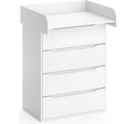 Commode à langer Vicco Ruben Blanc 83.6x117cm, Model 34274