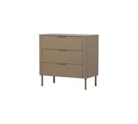 Commode à tiroirs en pin boue GUNNAR