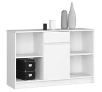 Akord Commode 1 tiroir 1 porte - Blanc