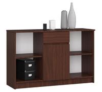 Akord Dressoir 1 Tiroir 1 Porte Wengé 120X40X77