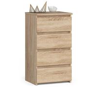 Commode AKORD CL4 Chêne Sonoma 40 cm 4 tiroirs façade Chêne Sonoma 40x35x74 cm