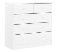 Commode ALTA blanc Bois massif de pin - vidaXL - blanc - facile à nettoyer - pour salon - 77 x 35 x 73 cm 611ncj22w