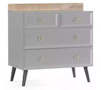 Commode Armoire Enfants Chambre Commodes Bois Gris Moderne Chambre Jeunes