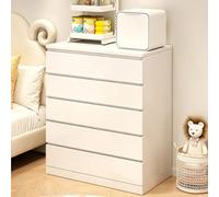 Commode avec 6 Tiroirs Pour Chambre À Coucher Buffet À 5 Étages Meuble Commode 40 Cm Profondeur Meuble À Tiroirs Bois MDF Design Moderne Simple pour Salon, Couloir, Entrée, Bureau C,60*41*109cm