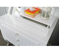 Commode avec miroir Chambre d'enfant Fille Buffet Bois Blanc Meuble Nouveau