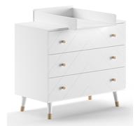 Vipack Table à langer Billy 100 cm Blanc