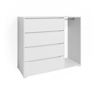 Commode avec tiroirs Ruben, 48x101.9cm, Blanc, Vicco 34591