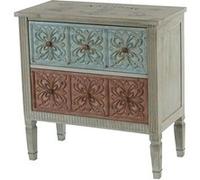 Commode Aveiro armoire table d'appoint, vintage, shabby chic, 80x79x40cm Multicolore G