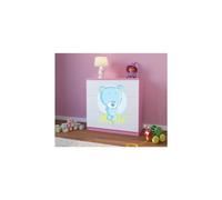 Commode Babydreams ours bleu - Blanc