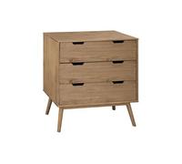 Commode BALI 3 tiroirs cirée -