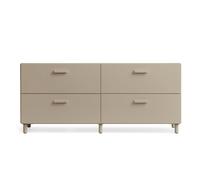 Commode bas avec pieds Relief 123x46,6cm WxHxD 123x46,6x41cm