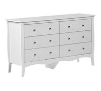 Commode blanche 6 tiroirs WINCHESTER