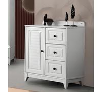 Commode blanche luxueuse et élégante pour bébé Meubles en bois pour chambre d'enfant