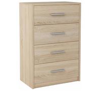 Commode BODO 60cm 4S SONOMA 4 tiroirs étagère
