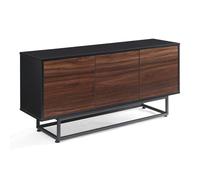 Commode Boxholm 120 x 30 x 55 cm noir effet noyer