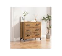 VidaXL Commode Bois de pin massif