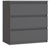 AUCUNE Commode Chelsea Gris Anthracite 77,2 x 42,2 x 79,9 cm - Marque : BigBuy Home - EAN : 5904767049904