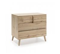 Micuna Commode bébé 4 tiroirs - Naturel