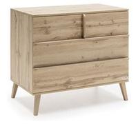 Micuna Commode bébé 4 tiroirs - Naturel