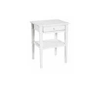 Commode coloris blanc en MDF - L 40 x P 35 x H 60 cm --