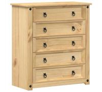 Commode Corona 80x40x89 cm bois massif de pin