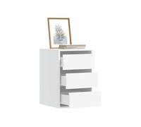 vidaXL Commode d'angle – Blanc – Bois d'ingénierie – 40×41×58 cm
