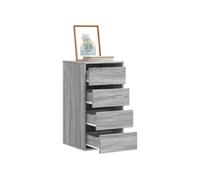 vidaXL – Commode d'angle Sonoma Gris – 40x41x76 cm, bois d'ingénierie