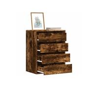 vidaXL Commode d'angle Vieux Bois à tiroirs 60x41x76 cm Bois d'ingénierie Marron
