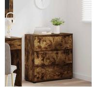 Commode de chambre - VIDAXL - Armoire de rangement - Chêne fumé - 80 x 31 x 81 cm - 1 tiroir