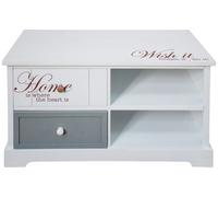 Commode décoratif tiroir blanc gris lettrage armoire apparrement meuble maison chambre