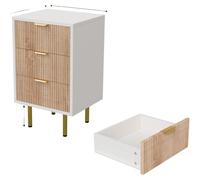 Commode, design moderne et minimaliste, grand espace de rangement, ADPB-66-3, lot de 2 pièces