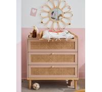 Commode en cannage POÉSIE rose TU
