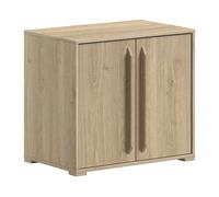 VIPACK Commode enfant SAM 2 portes 67 cm finition mélaminé chêne
