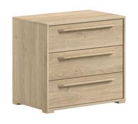 Commode Enfant 3 Tiroirs "Sam" 67cm Chêne