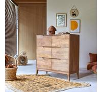 Commode Enfant En Bois De Manguier Massif Gabrielle Marron TU