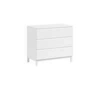Commode eva 3 tiroirs blanc