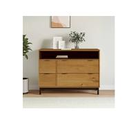 Commode FLAM 110x40x80 cm bois de pin massif