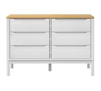 Commode FLORO blanc bois de pin massif_2 ans garantie_67465