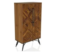SANTJAGO WOOD HIGH - Commode Couleur Bois Foncé