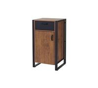 Commode HWC-A27, 90x50x43cm, aspect chêne