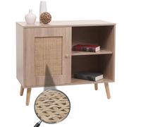 Mendler Commode en rotin kubu - Marron