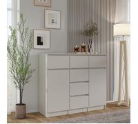 Commode MAJA 2D6S 120 cm cachemire - 6 tiroirs, 2 compartiments