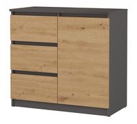 Commode Malwa 1D3S ANTHRACITE ARTISAN