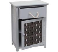 Commode MENDLER HWC-K83 55x39,5x28,5cm gris poly rotin gris foncé Gris foncé G
