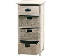 Mendler Commode 1 tiroir - Naturel