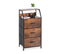 Commode meuble de rangement chiffonnier vintage 3 tiroirs commode industrielle